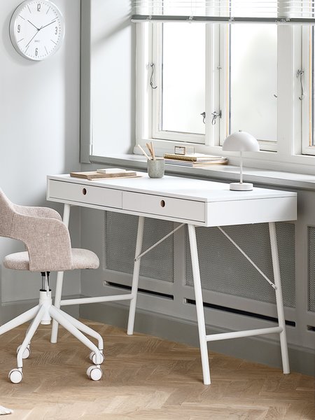 Radni stol LINDVED/STENVAD 48x120 2 ladice bijela