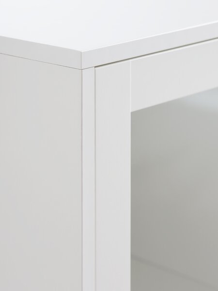 Vetrina SKALS ante in vetro bianco