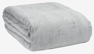 Fleecedecke KRATTFIOL 200x220 grau